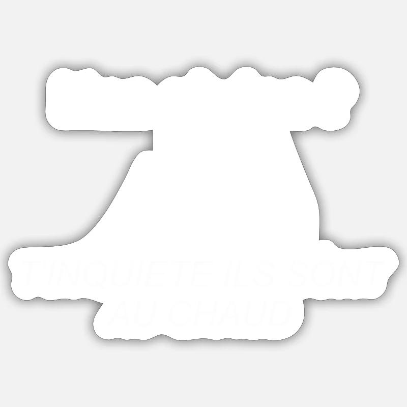 mes abdos Sticker taille S (10 x 10 cm)