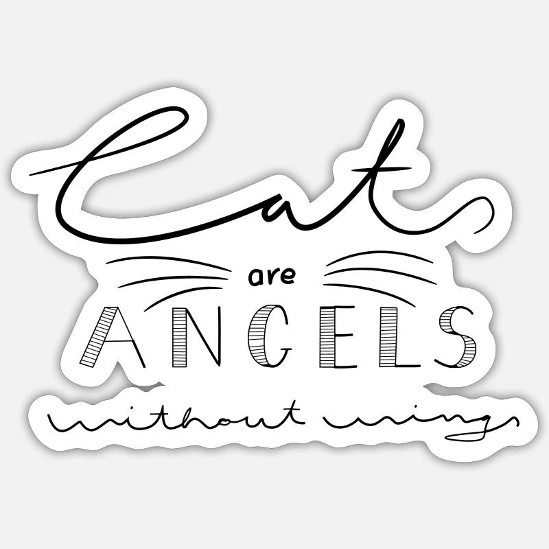 Chats Sticker taille S (10 x 10 cm)