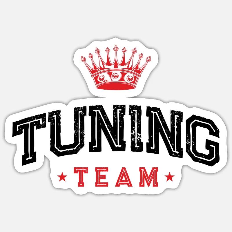 Équipe de tuning Sticker taille S (10 x 10 cm)
