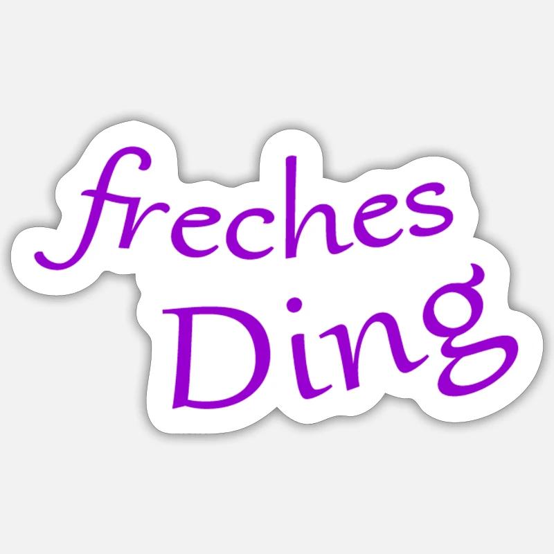 freches Ding Sticker Größe S (10 x 10 cm)