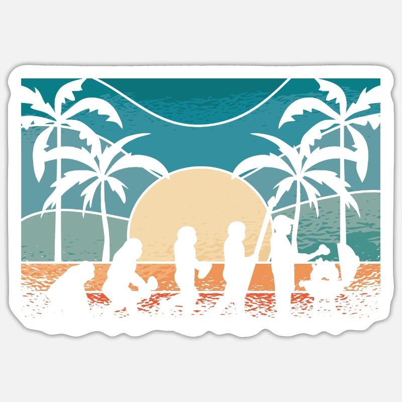 Grill Evolution Vintage Fête des Pères Grill Master Sticker taille S (10 x 10 cm)