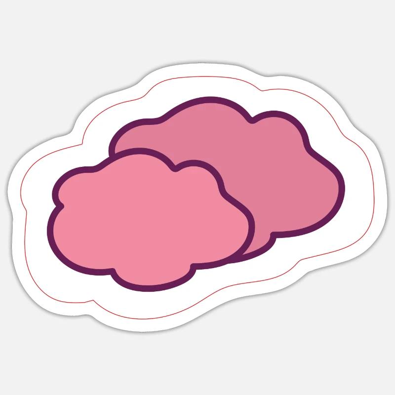 Cloud Sticker size S (10 x 10 cm)