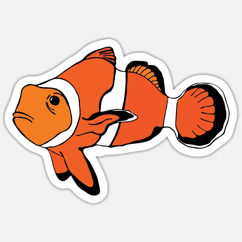 Clownfish Sticker size S (10 x 10 cm)