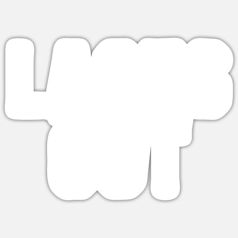 Lacets Sticker taille S (10 x 10 cm)