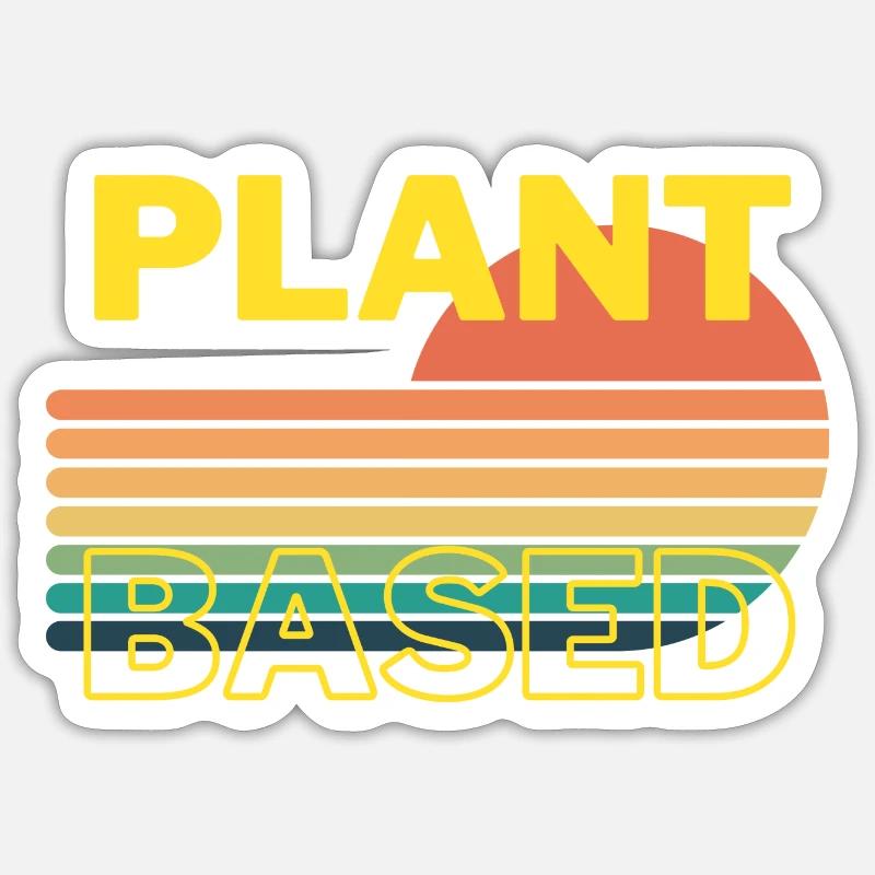 Plant Based Sticker Größe S (10 x 10 cm)