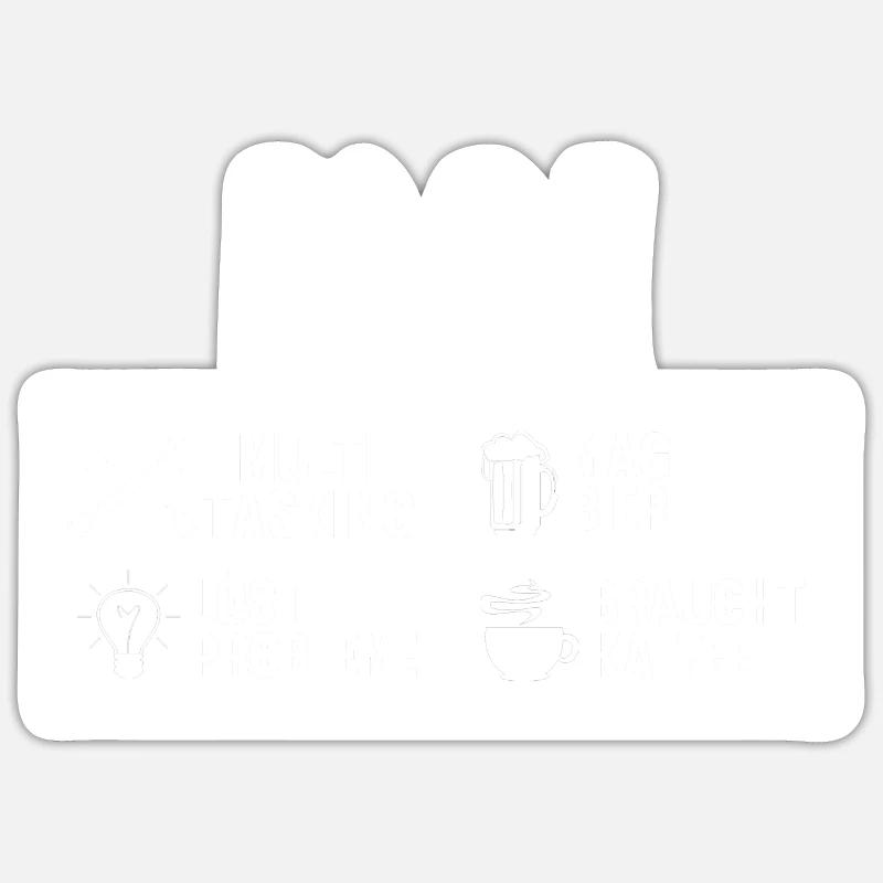 Kai - Sticker Größe S (10 x 10 cm) - Mattweiß