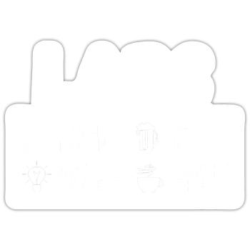 Lars - Sticker Größe S (10 x 10 cm) - Mattweiß - Vorne