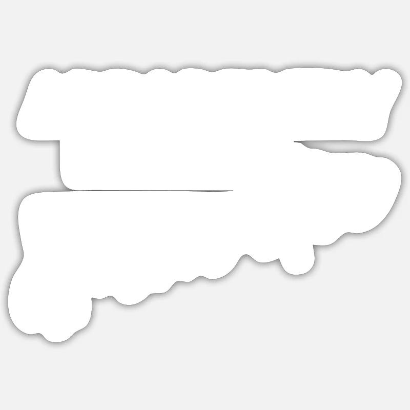 Anscheinend bin ich dramatisch Sticker Größe S (10 x 10 cm)