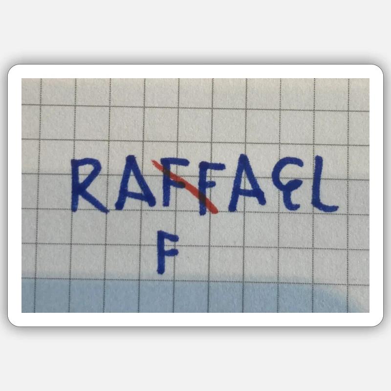 Birthday present for Rafael Sticker size S (10 x 10 cm)