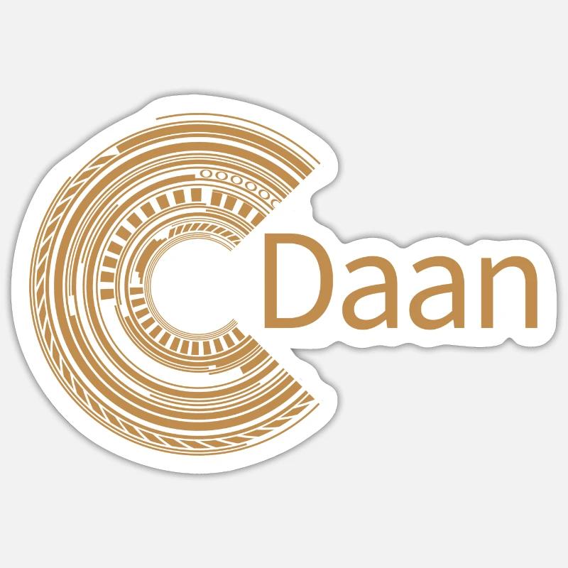 For Daan - Sticker size S (10 x 10 cm) - white matte
