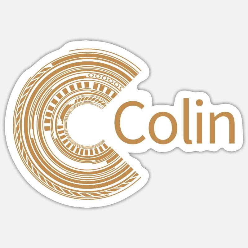 For Colin - Sticker size S (10 x 10 cm) - white matte
