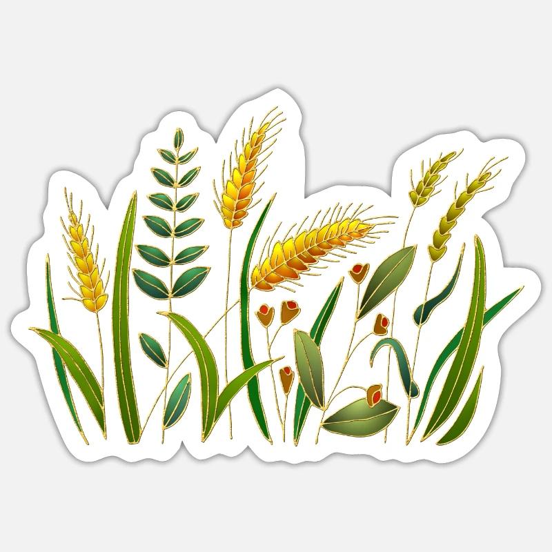 Meadow Sticker size S (10 x 10 cm)