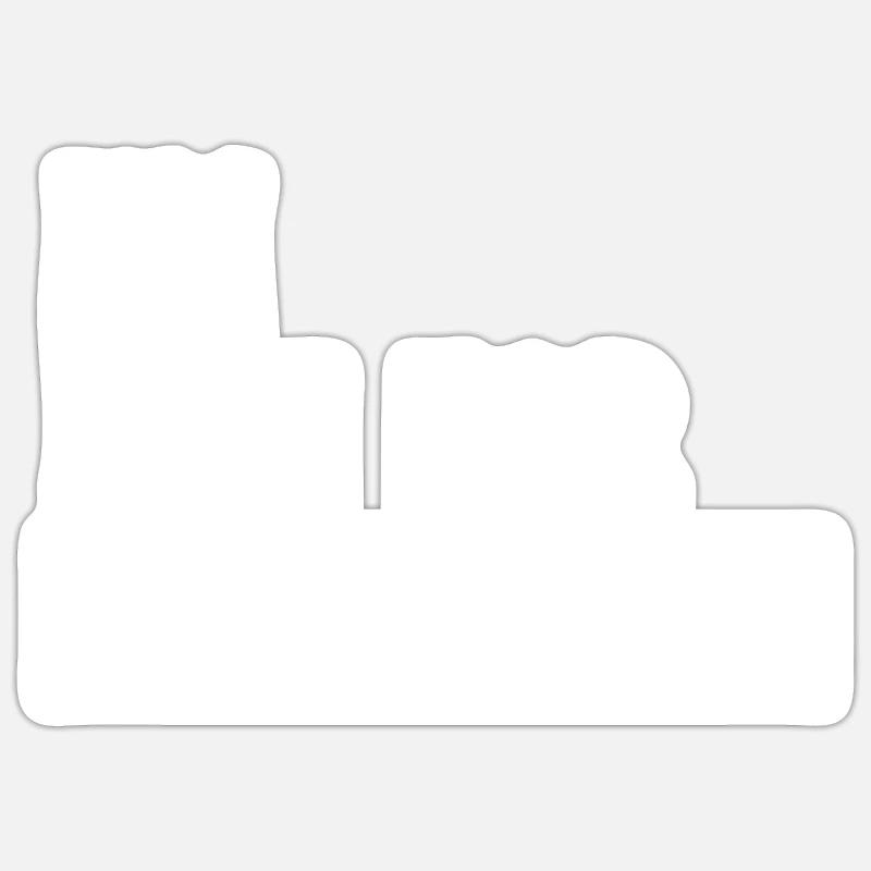 Ich bin nicht jedermanns Sache Sticker Größe S (10 x 10 cm)