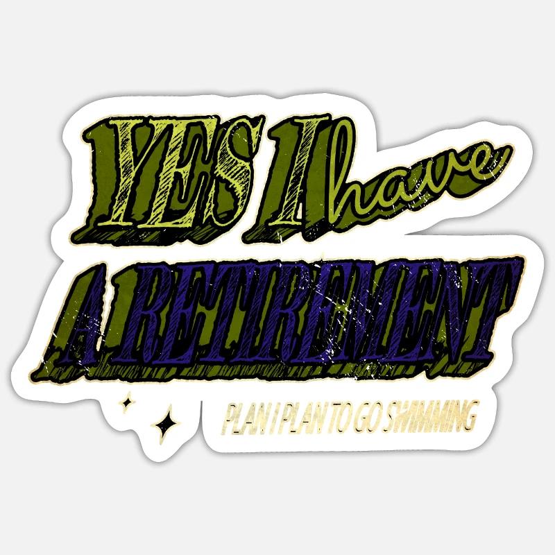Piscine Tshirts Piscine - Sticker taille S (10 x 10 cm) - blanc mat