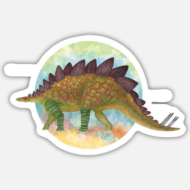 Covered Dinosaurs Sticker size S (10 x 10 cm)