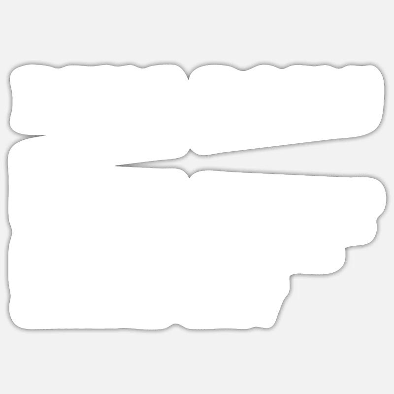 Ping pong defintion - Sticker taille S (10 x 10 cm) - blanc mat