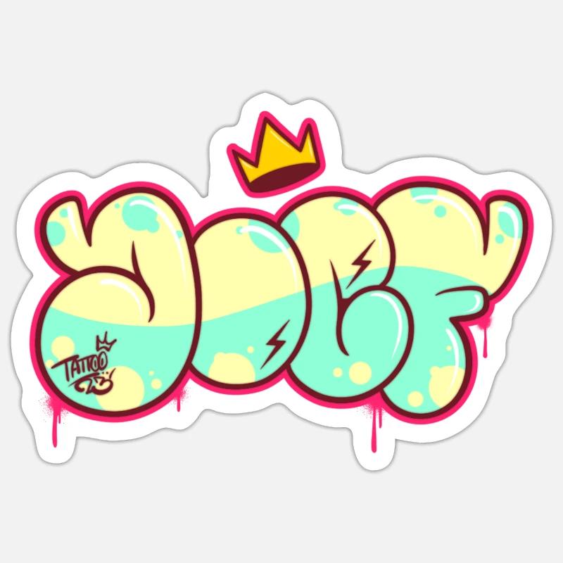 Graphique #01 - Sticker taille S (10 x 10 cm) - blanc mat