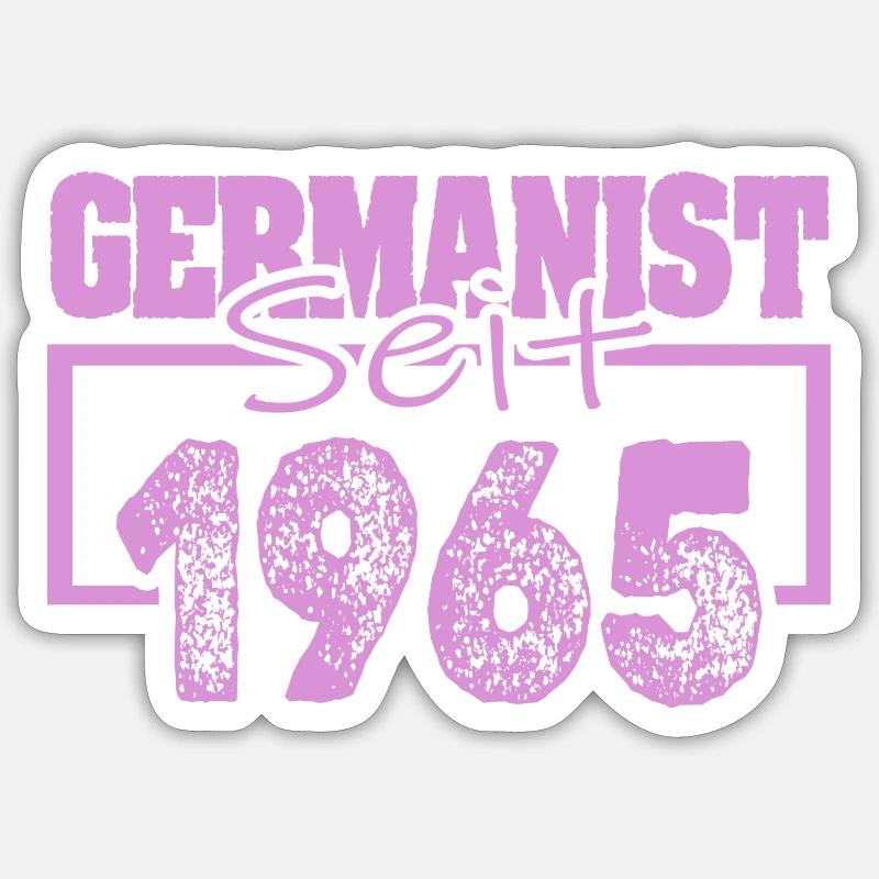 Deutsch 1965 Sticker Größe S (10 x 10 cm)