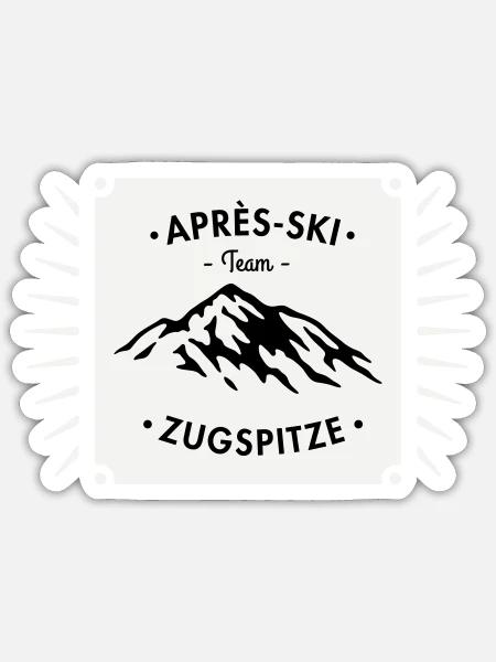 - Sticker size S (10 x 10 cm) - white matte