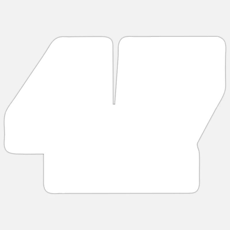 47 - Sticker taille S (10 x 10 cm) - blanc mat