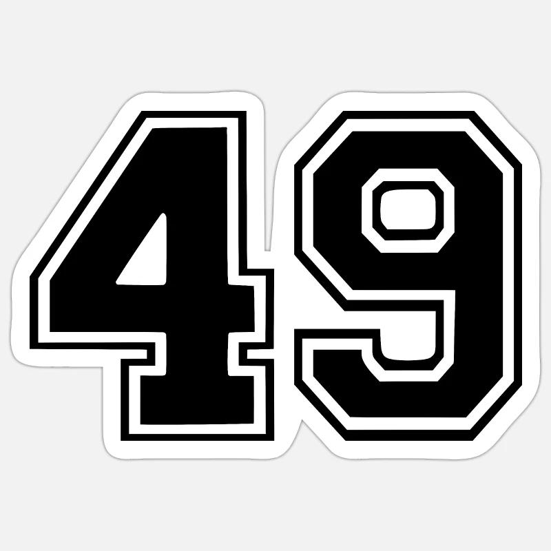 49 Sticker size S (10 x 10 cm)