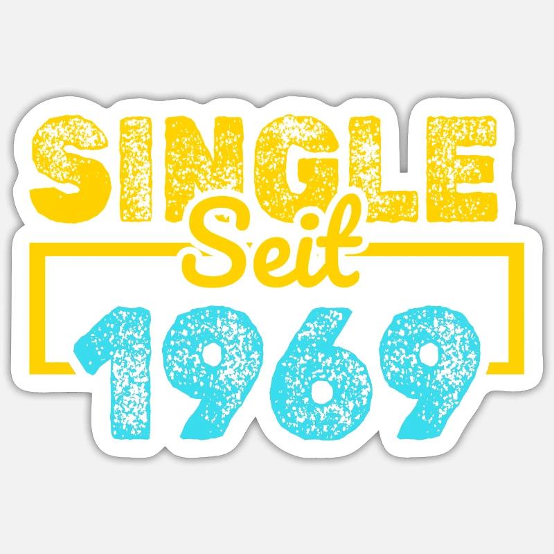 seit 1969 Sticker Größe S (10 x 10 cm)