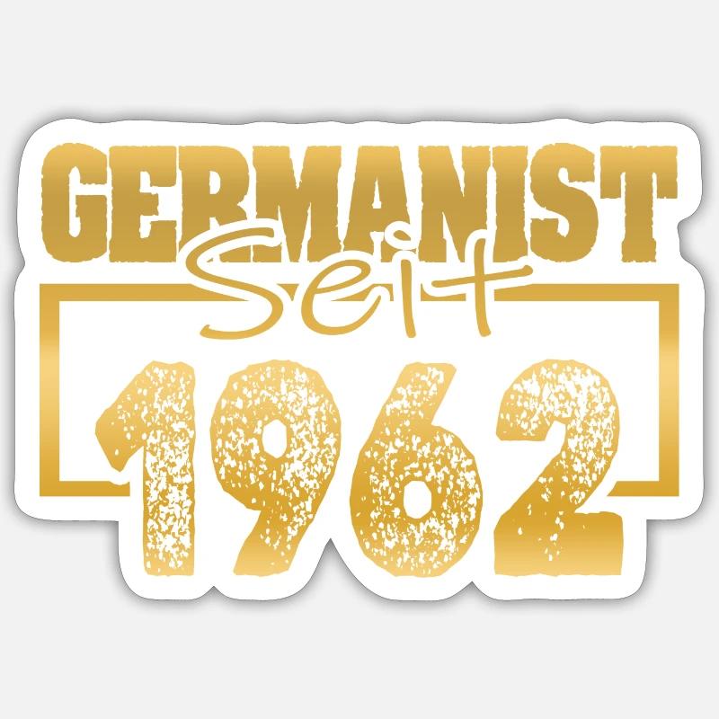 Uni 1962 - Sticker Größe S (10 x 10 cm) - Mattweiß