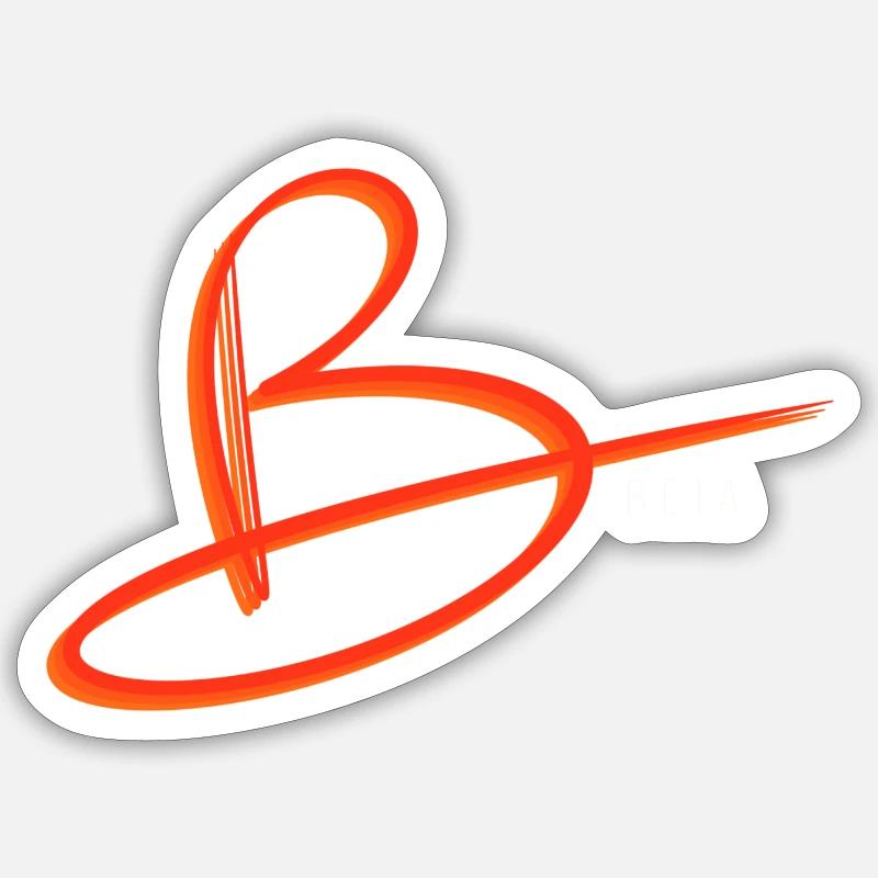 Beta - Sticker size S (10 x 10 cm) - white matte