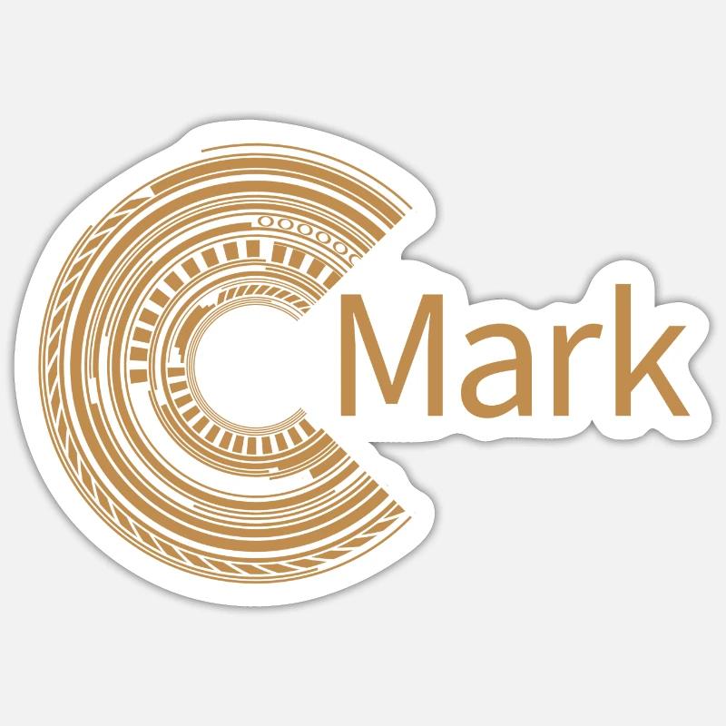 For Mark Sticker size S (10 x 10 cm)