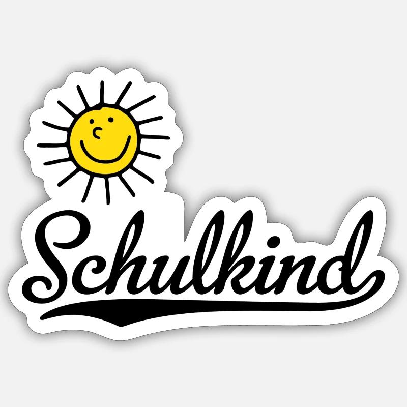 Schulkind Sticker Größe S (10 x 10 cm)
