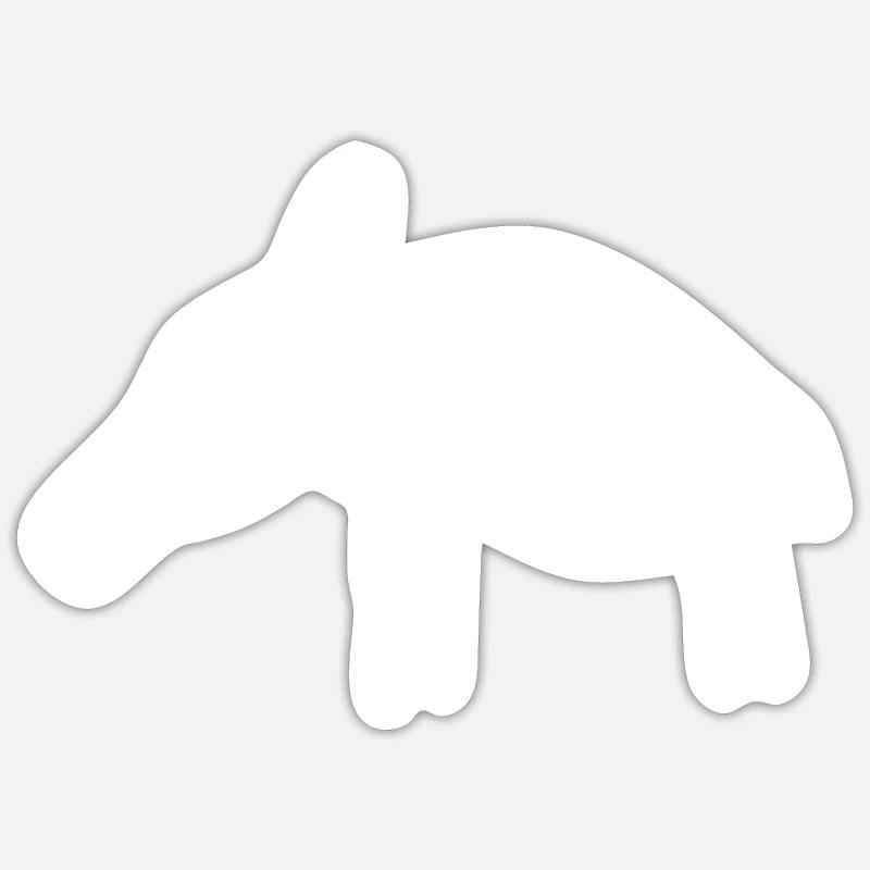 Wild boar - Sticker size S (10 x 10 cm) - white matte
