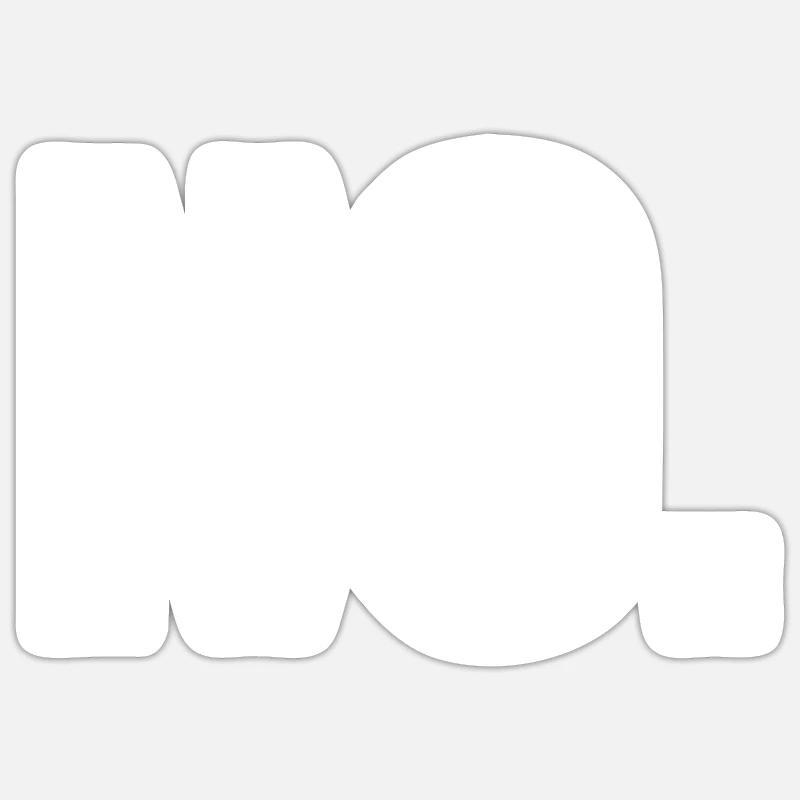 No - Sticker size S (10 x 10 cm) - white matte