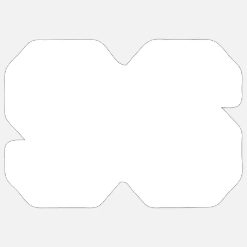 96 - Sticker size S (10 x 10 cm) - white matte