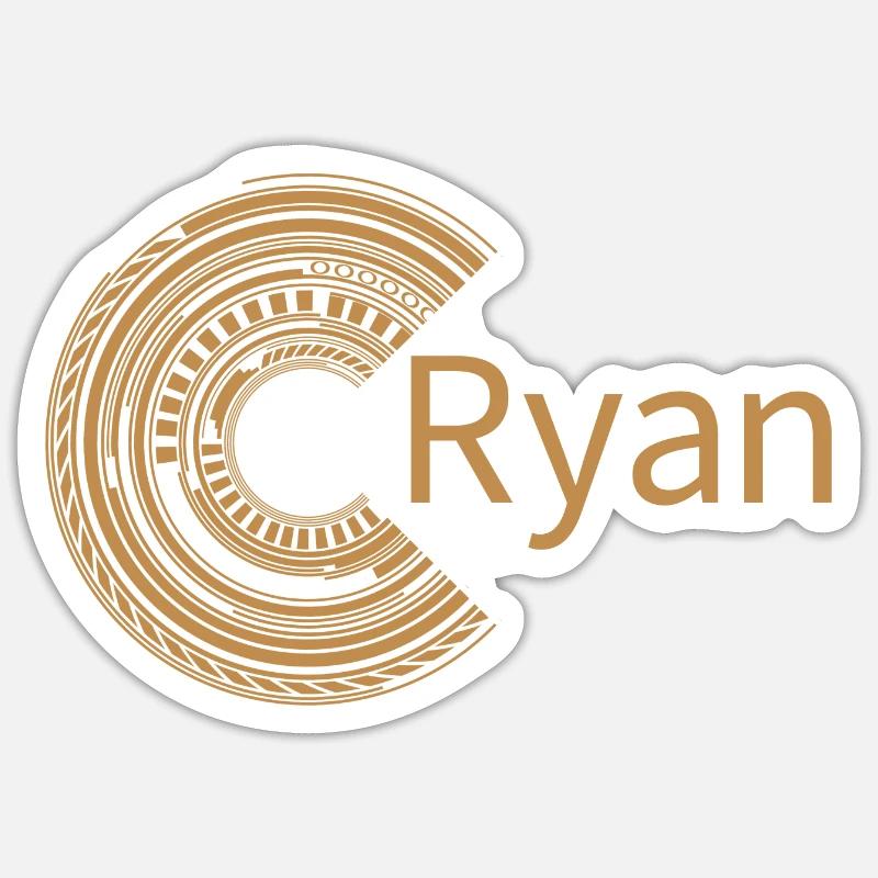 For Ryan - Sticker size S (10 x 10 cm) - white matte