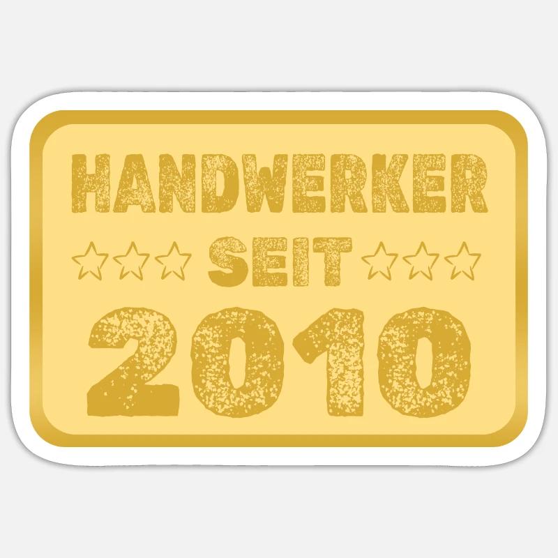 seit 2010 Sticker Größe S (10 x 10 cm)
