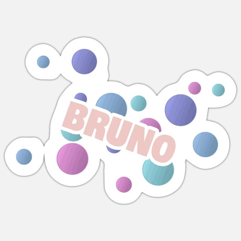 Gift for Bruno Sticker size S (10 x 10 cm)