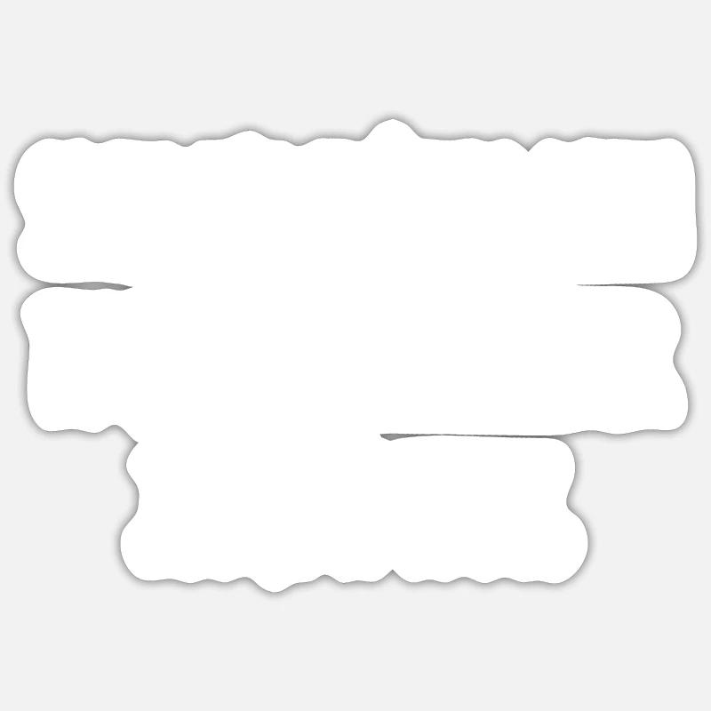 si tu n achètes rien - Sticker taille S (10 x 10 cm) - blanc mat