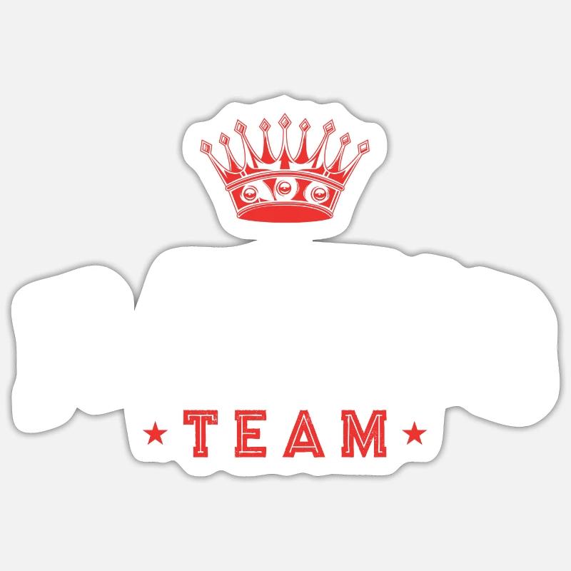 Équipe de course Sticker taille S (10 x 10 cm)