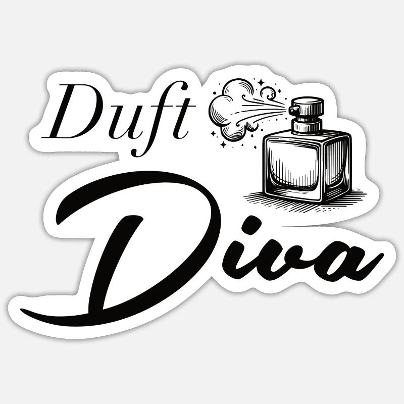 Duft Diva Sticker Größe S (10 x 10 cm)