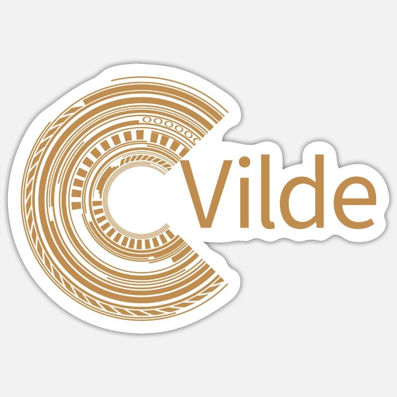 For Vilde - Sticker size S (10 x 10 cm) - white matte