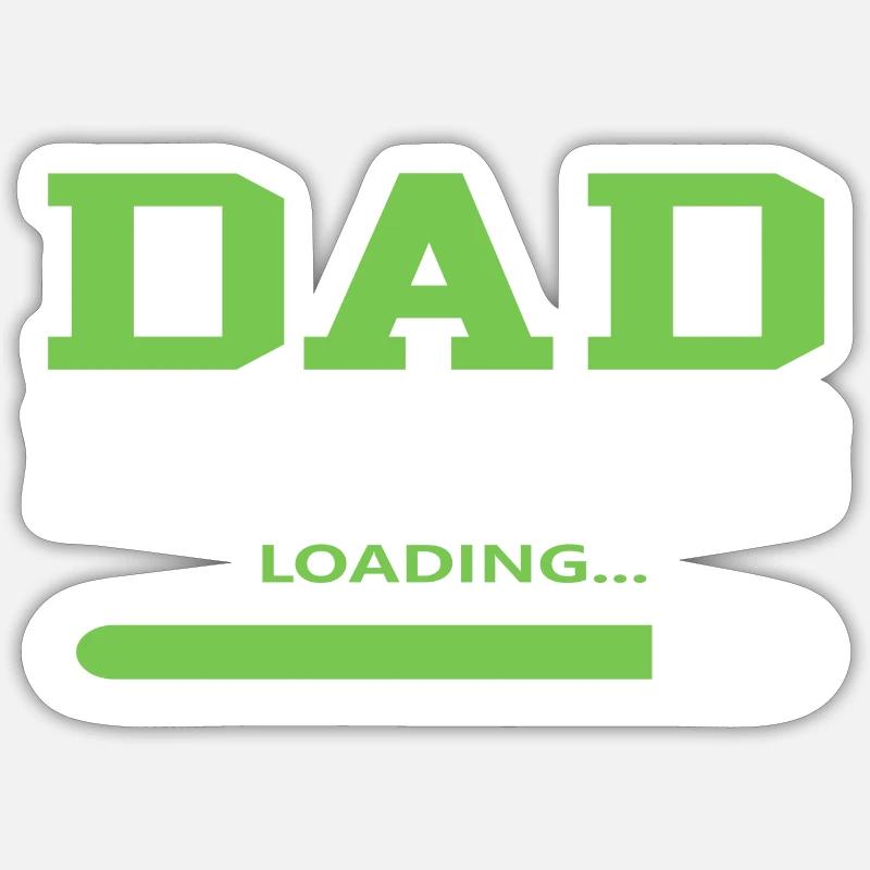 Papa en progrès Dictons Dicton cool Sticker taille S (10 x 10 cm)