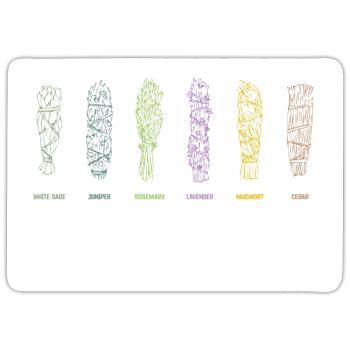 Sage Smudge Sticks Spiritual Healing Prayer Pagan - Sticker size S (10 x 10 cm) - white matte - Front