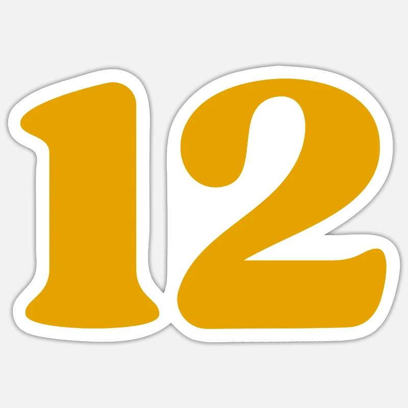 12 - Sticker size S (10 x 10 cm) - white matte
