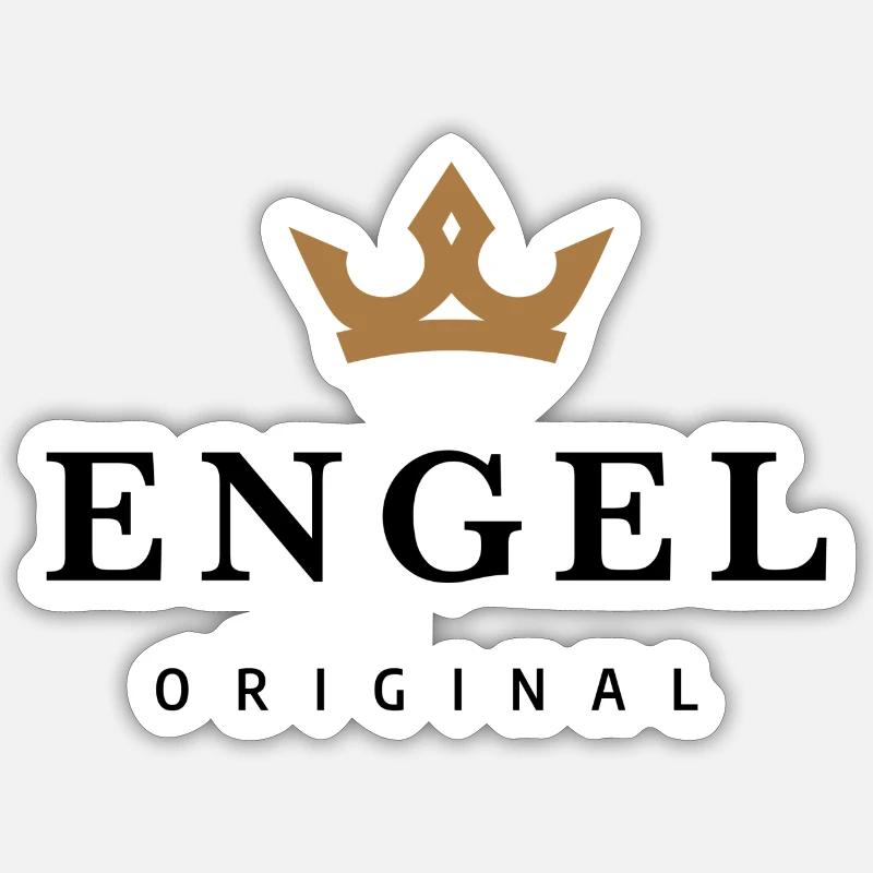Ange - Sticker taille S (10 x 10 cm) - blanc mat