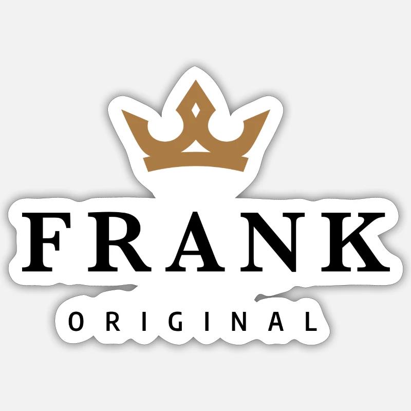 Franc - Sticker taille S (10 x 10 cm) - blanc mat
