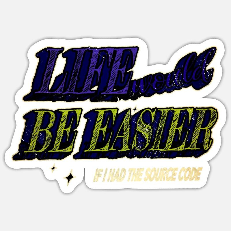 profession computer science - Sticker Größe S (10 x 10 cm) - Mattweiß