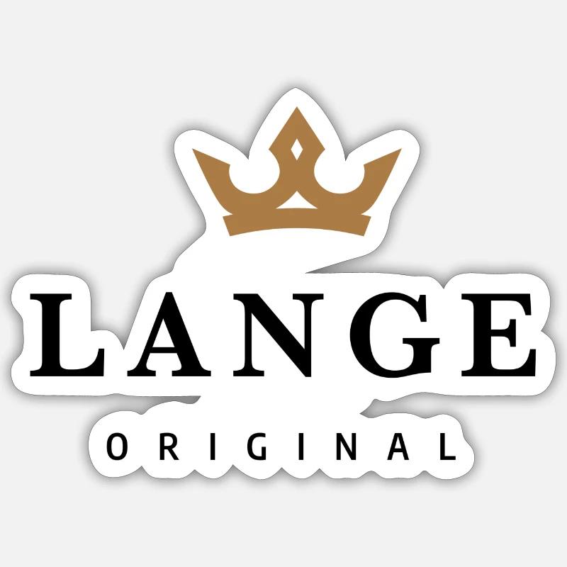 Long - Sticker taille S (10 x 10 cm) - blanc mat