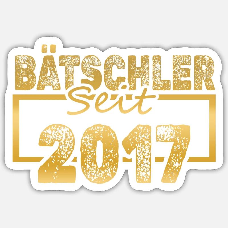 2017 - Sticker Größe S (10 x 10 cm) - Mattweiß