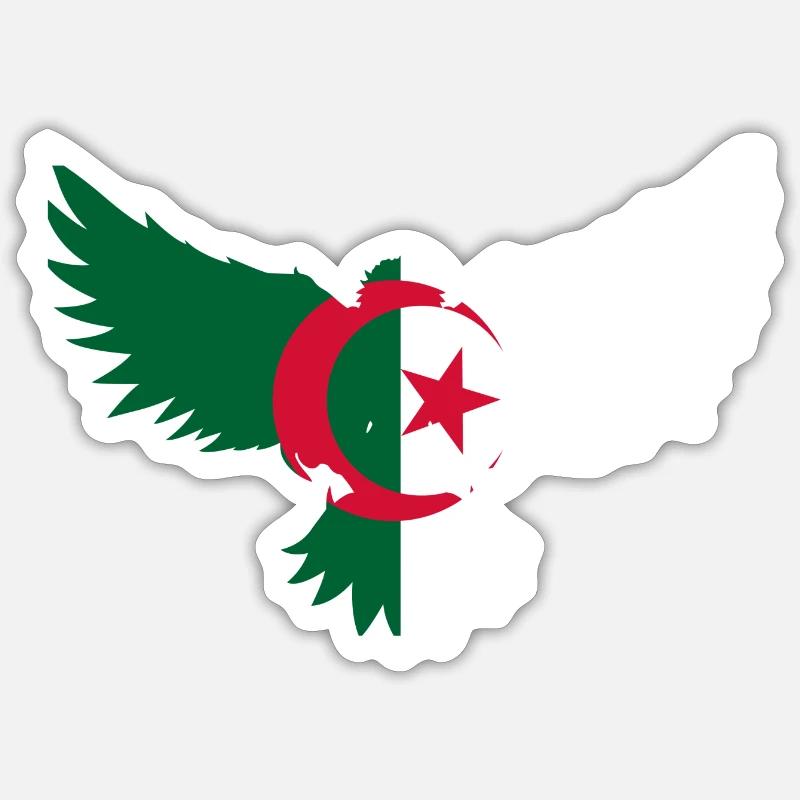 Algerian Eagle - Algeria Gift Idea Sticker size S (10 x 10 cm)