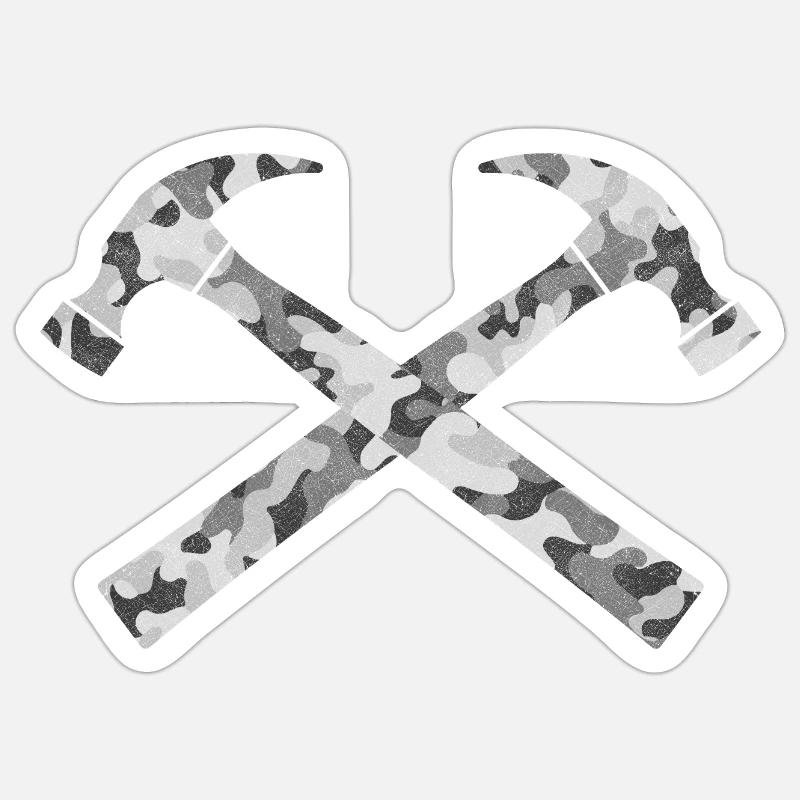 Hammer Sticker size S (10 x 10 cm)